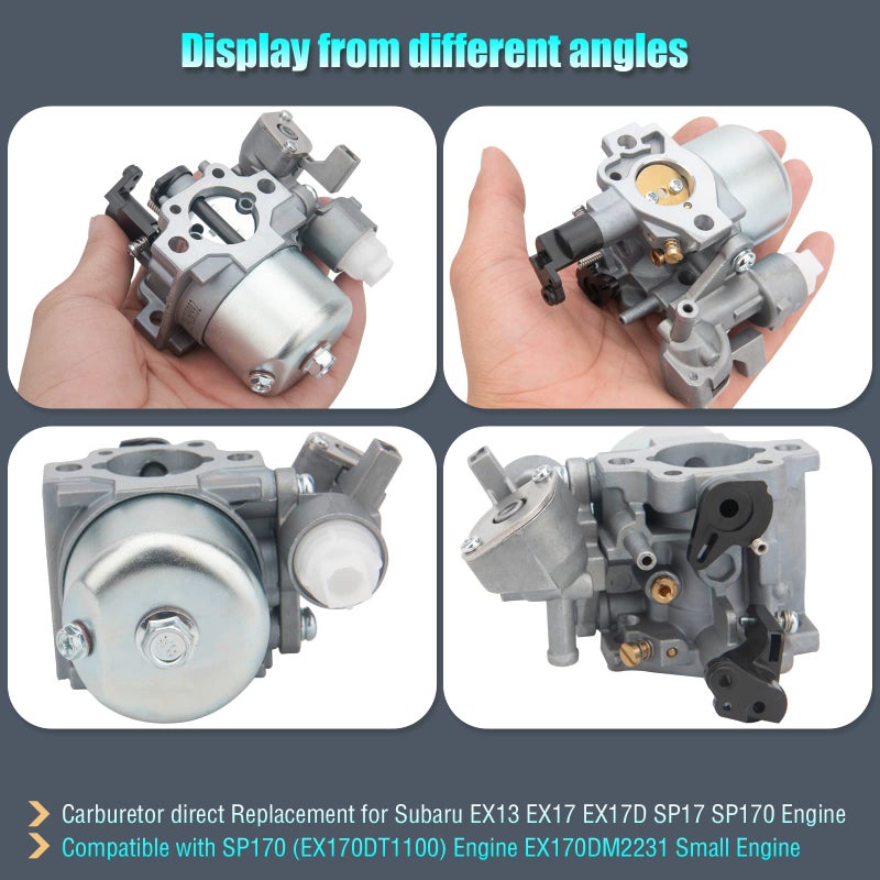 TOPEMAI EX17 Carburetor for Subaru Robin 6.0HP EX17 EX17D EX170 EX170D SP170 SP17 EX13 Engine Replace 277-62301-60 277-62301-30 Carb by TOPEMAI - Image 3
